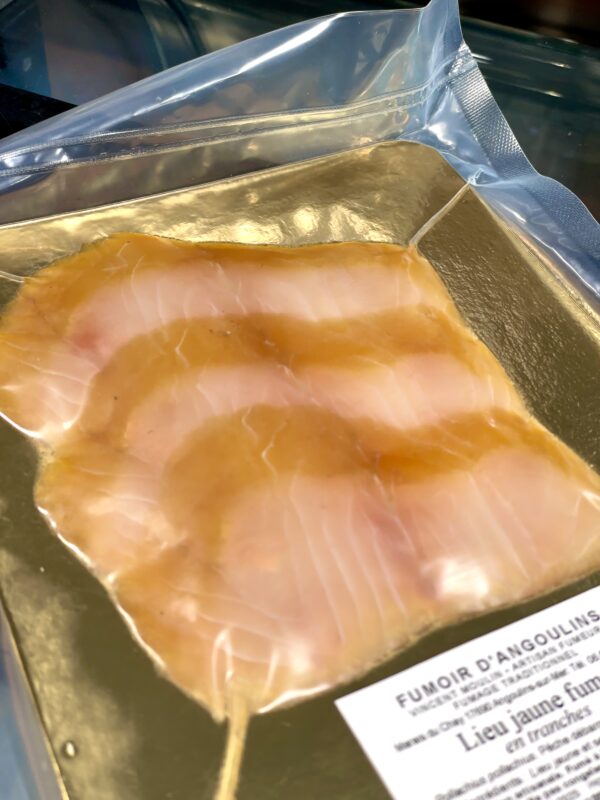 Lieu jaune en tranches +/- 120g